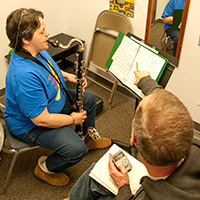 Individual lessons on band and orchestra instruments