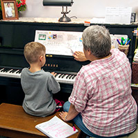 Individual lessons on piano