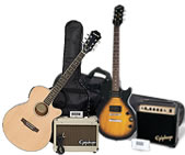 Now Available - Epiphone Acoustic and Electric Player Packs!