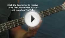 bass guitar lessons stand by me ben e king