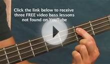beginner bass guitar lesson hit me with your best shot pat