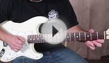 Blues Guitar Lessons - Blues Guitar Licks Lesson fender strat