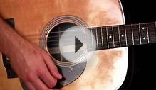Country Music Guitar Lesson - Picking for Acoustic Guitar