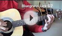 "G7 Bluegrass Lick" Online Guitar Lessons