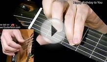 HAPPY BIRTHDAY: Fingerstyle Guitar Lesson + TAB by GuitarNick