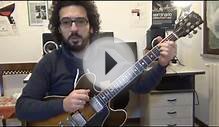 Massimo Greco Jazz Guitar lesson - Joe Pass Riff (lezione