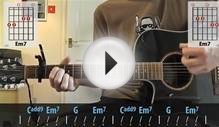 Oasis - Wonderwall guitar lesson for beginners