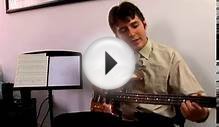 Playing Melodies: Bass Guitar Lessons : F on the D String