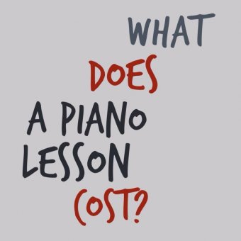 what does a piano lesson cost?